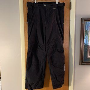 Men's Karbon black insulated ski pants size XL